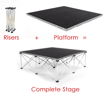 portable stage platform