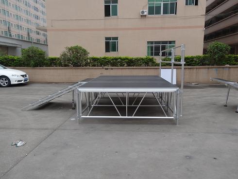 used portable stage