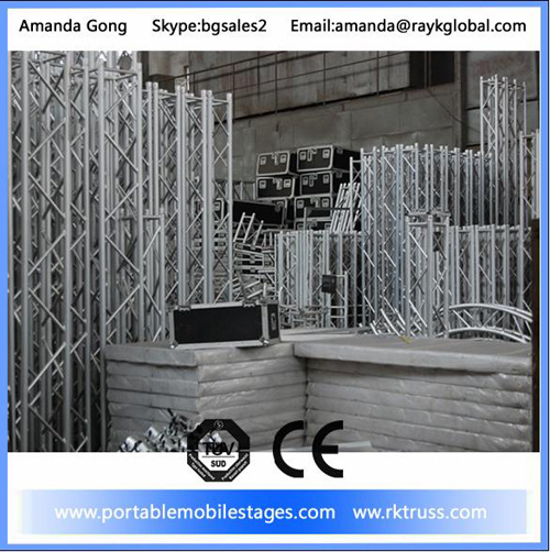 lighting truss and stage