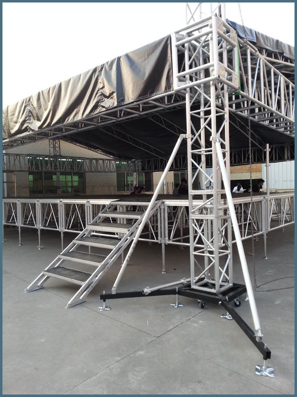 Portable aluminum truss system