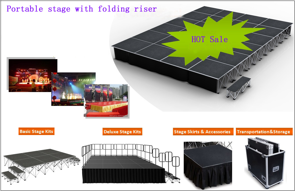 portable satge,folding riser