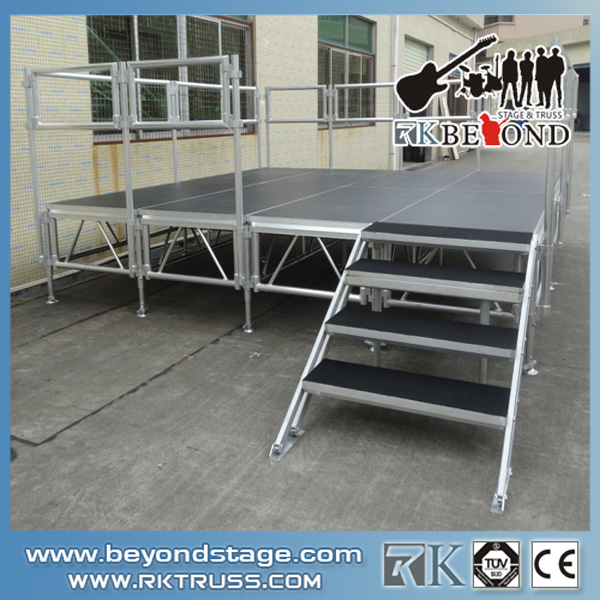 Aluminum stage