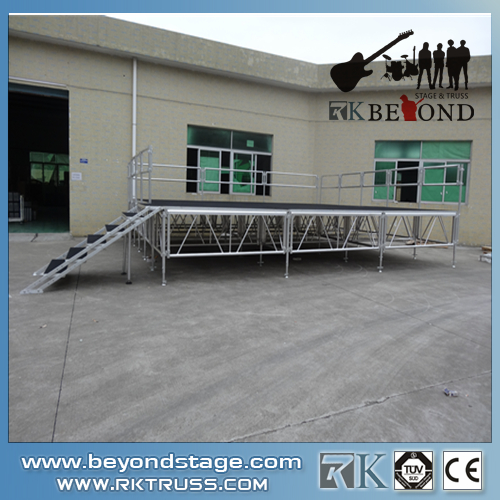 Aluminum mobile stage