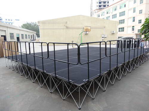 portable aluminum stage