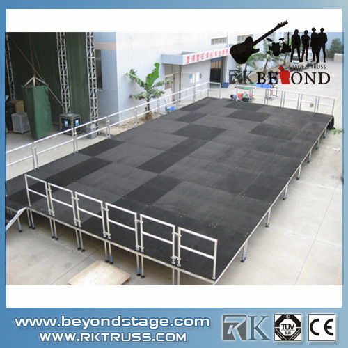 portable aluminum stage