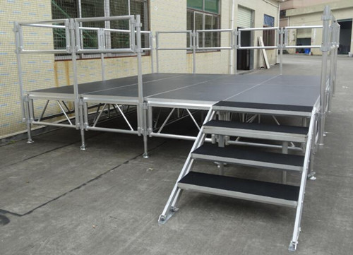 aluminum stage