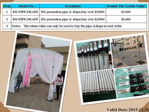 Pipe drape