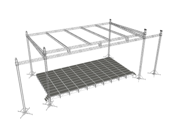 steel truss display