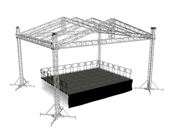 steel truss display