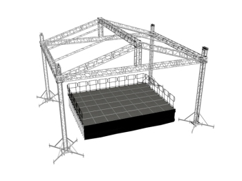 steel truss display