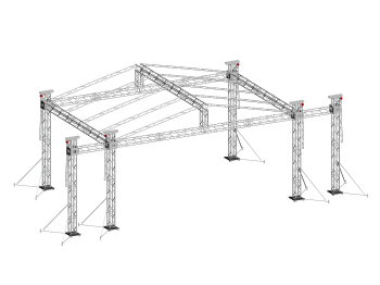 steel truss display