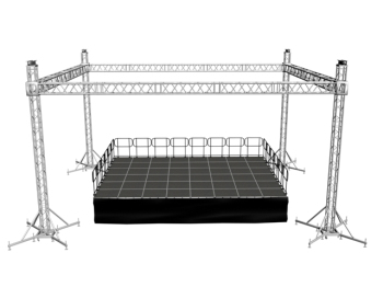 steel truss display