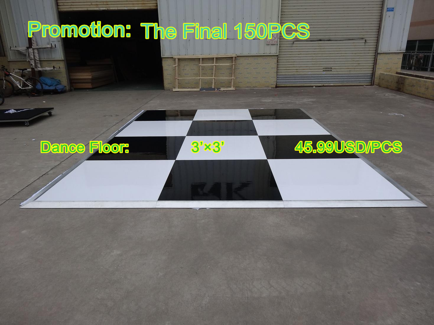 The Final 150PCS 3ft*3ft Dance Floor On Promotion