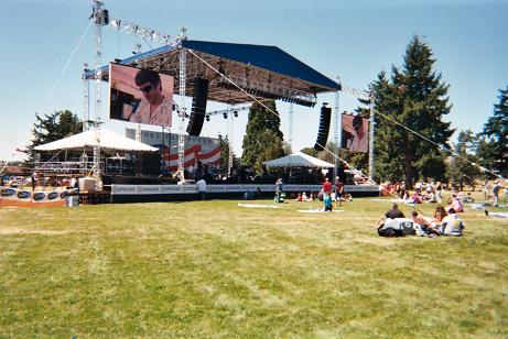 portable stage truss