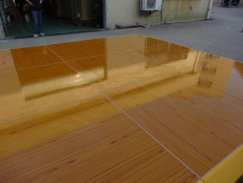 wooden dance floor