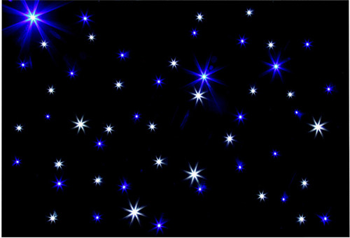 LED star curtain