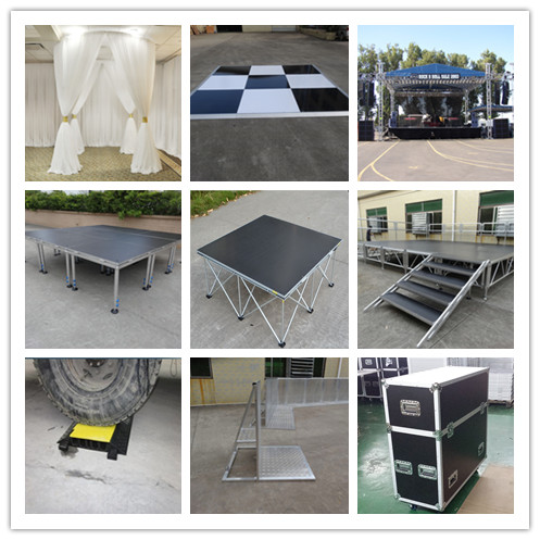 portable stage equipment