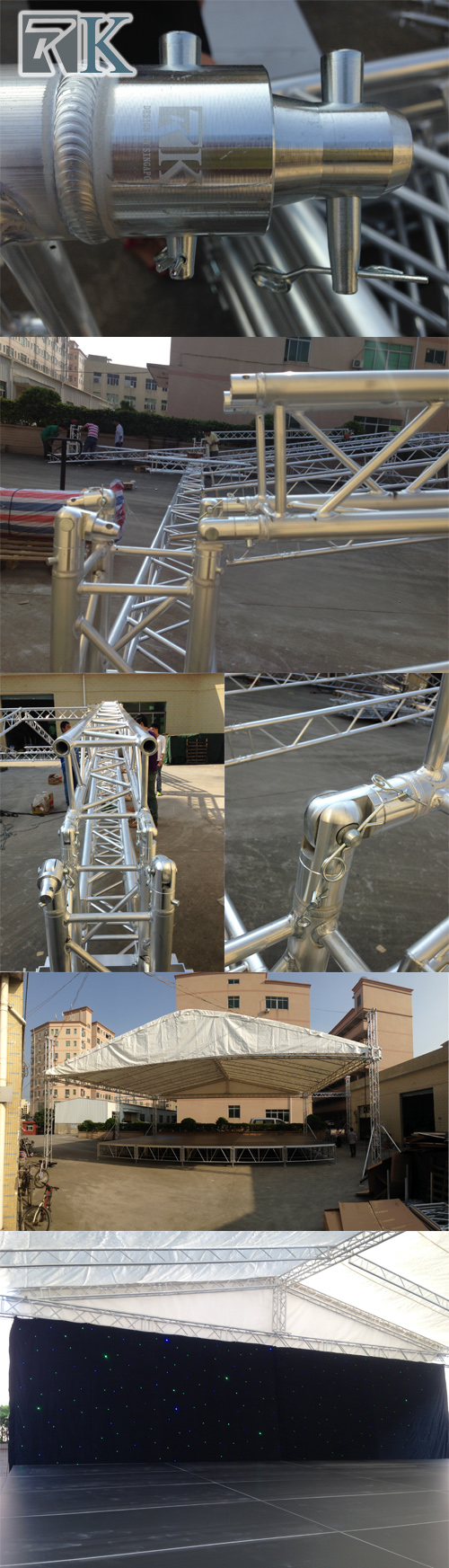 spigot truss, show stage, stage for sale