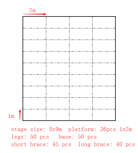 Aluminum Stage